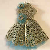 Кружевное платье для куклы принцессы Paola Reina, 32 см